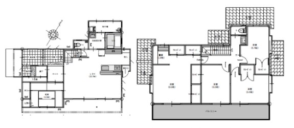 リフォームで戸建ての2階を間取り変更｜福井のリフォーム参考間取り