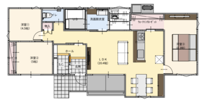 平屋は高齢者に優しい家。間取り事例、介護しやすい&一人暮らしでも住みやすい間取りの作り方を解説 | 福井の注文住宅工務店|ノークホームズ