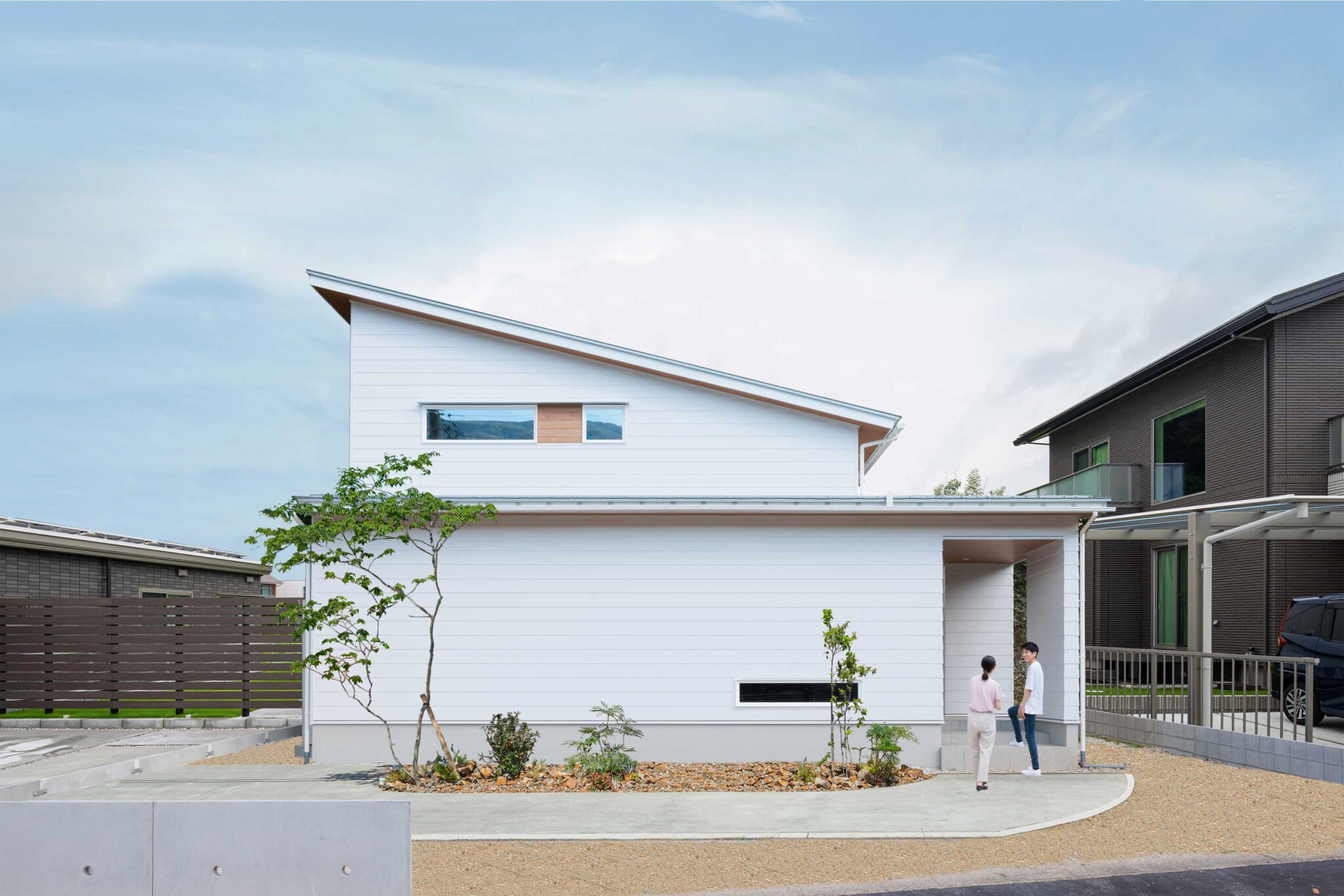 シンプルモダン外観デザインづくりのコツ!注文住宅外観実例も紹介 | 福井の注文住宅・工務店ノークホームズ