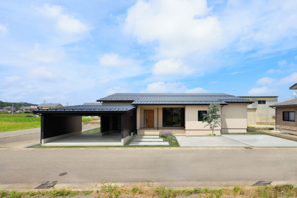 福井の平屋の注文住宅建築実例