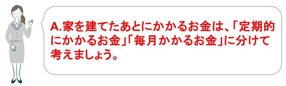 家を建てたあとにかかるお金