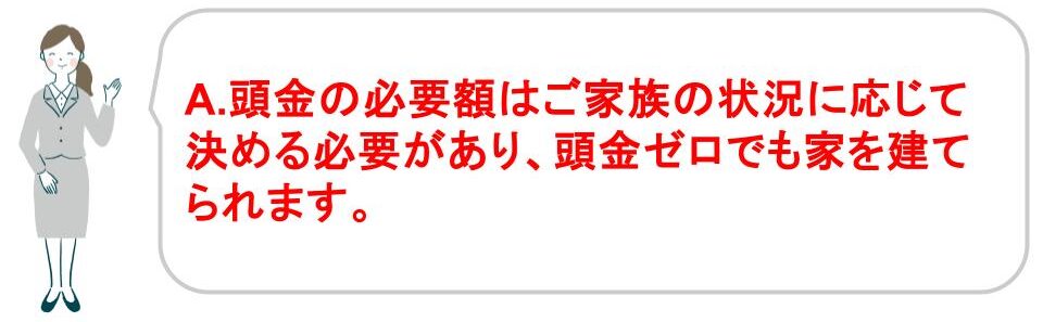 家を建てる際にかかるお金｜頭金