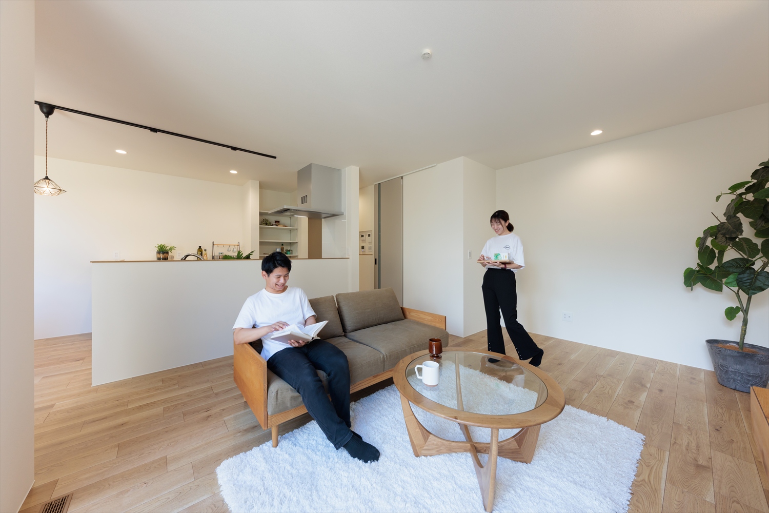 ジャパンディスタイルの平屋。スムーズな動線と家事ラク設計の注文住宅｜福井県越前市注文住宅