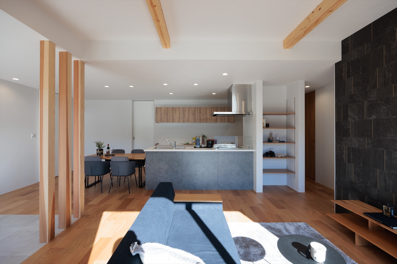 平屋で紡ぐ、家族の時間と効率的な暮らしのカタチ｜福井県大野市注文住宅