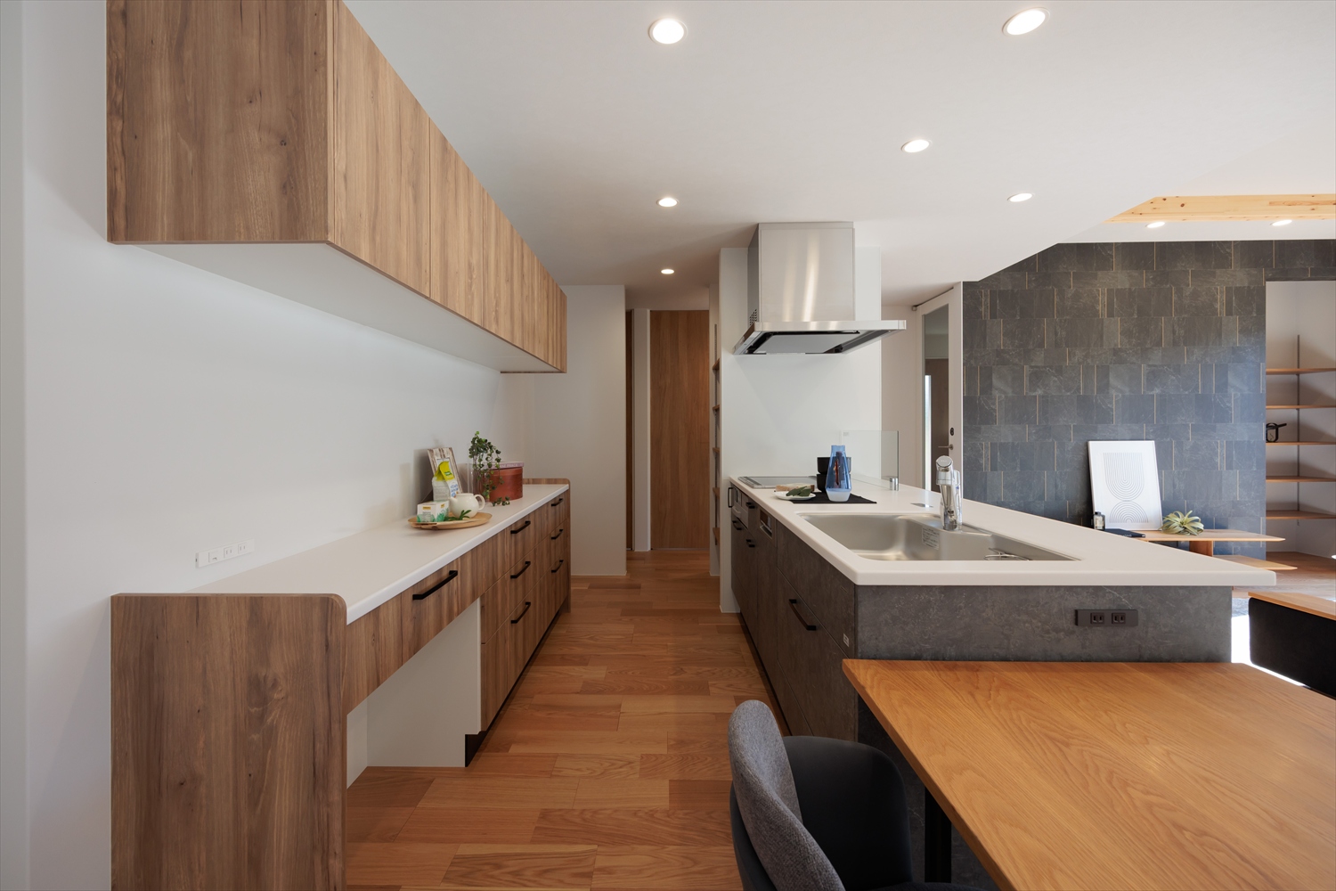 平屋で紡ぐ、家族の時間と効率的な暮らしのカタチ｜福井県大野市注文住宅