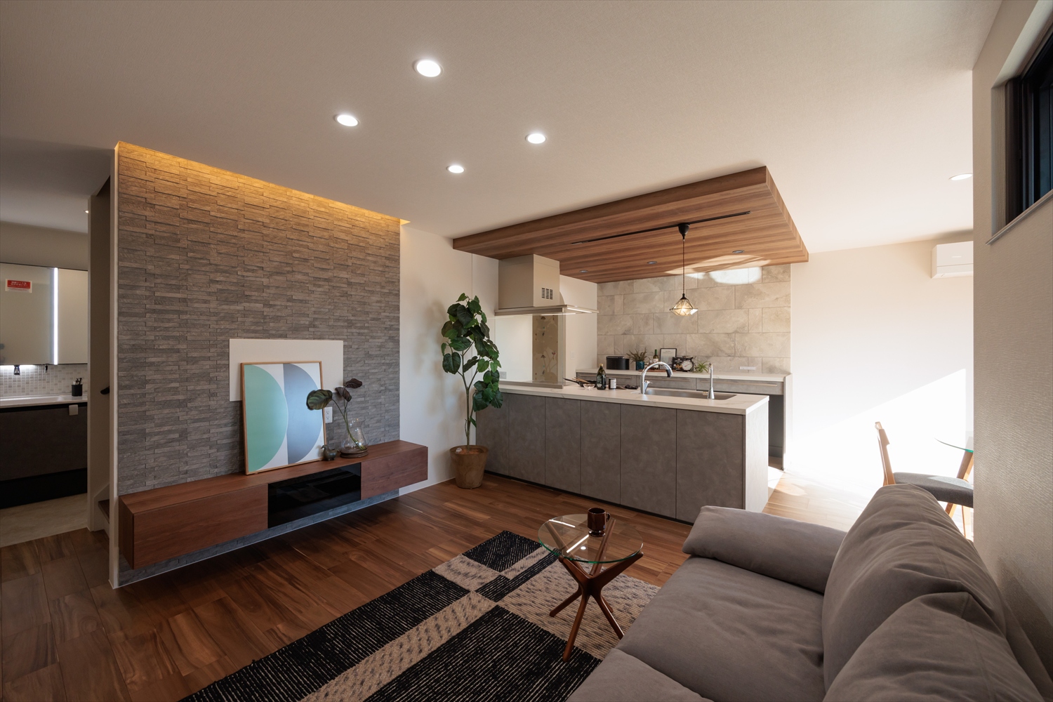 2階リビングのある、二世帯で住む暮らし｜福井県鯖江市注文住宅