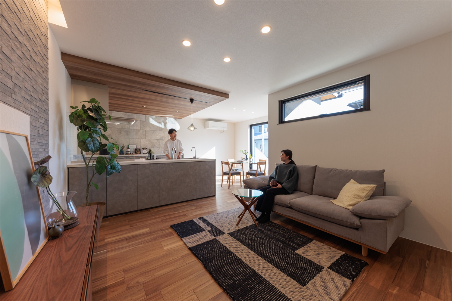 2階リビングのある、二世帯で住む暮らし｜福井県鯖江市注文住宅