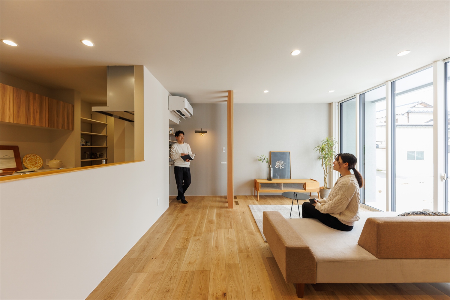 コンパクトでも、伸びやか。光と余白のジャパンディハウス。｜福井県越前市注文住宅