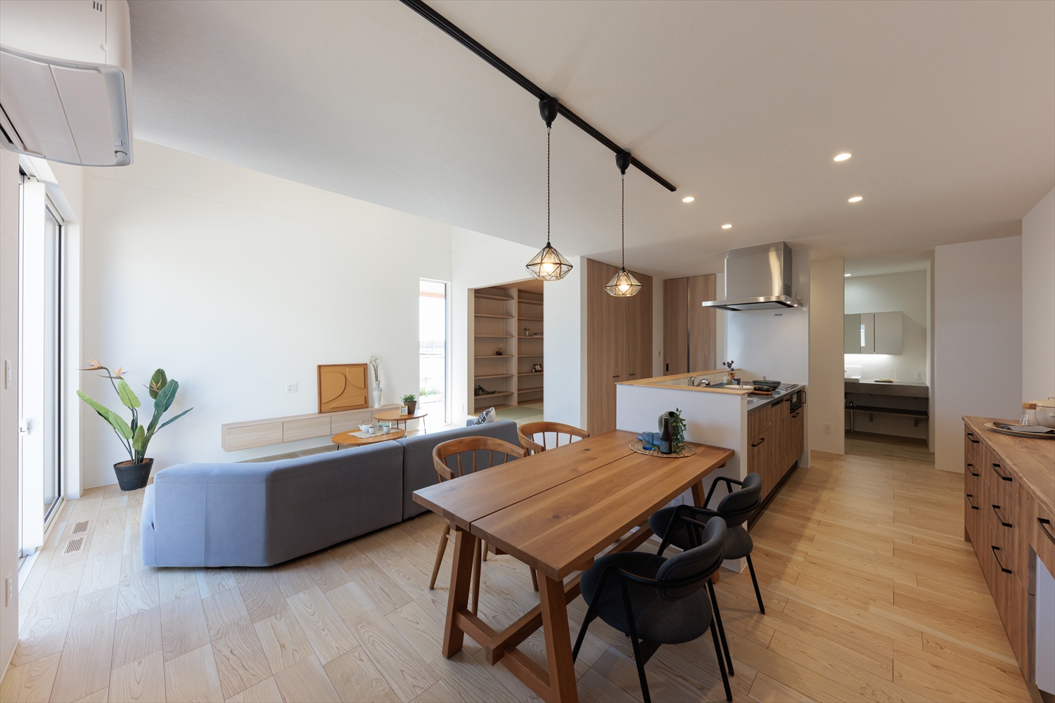 楽で、居心地の良い平屋。共働きご夫婦の住まい｜福井県坂井市注文住宅