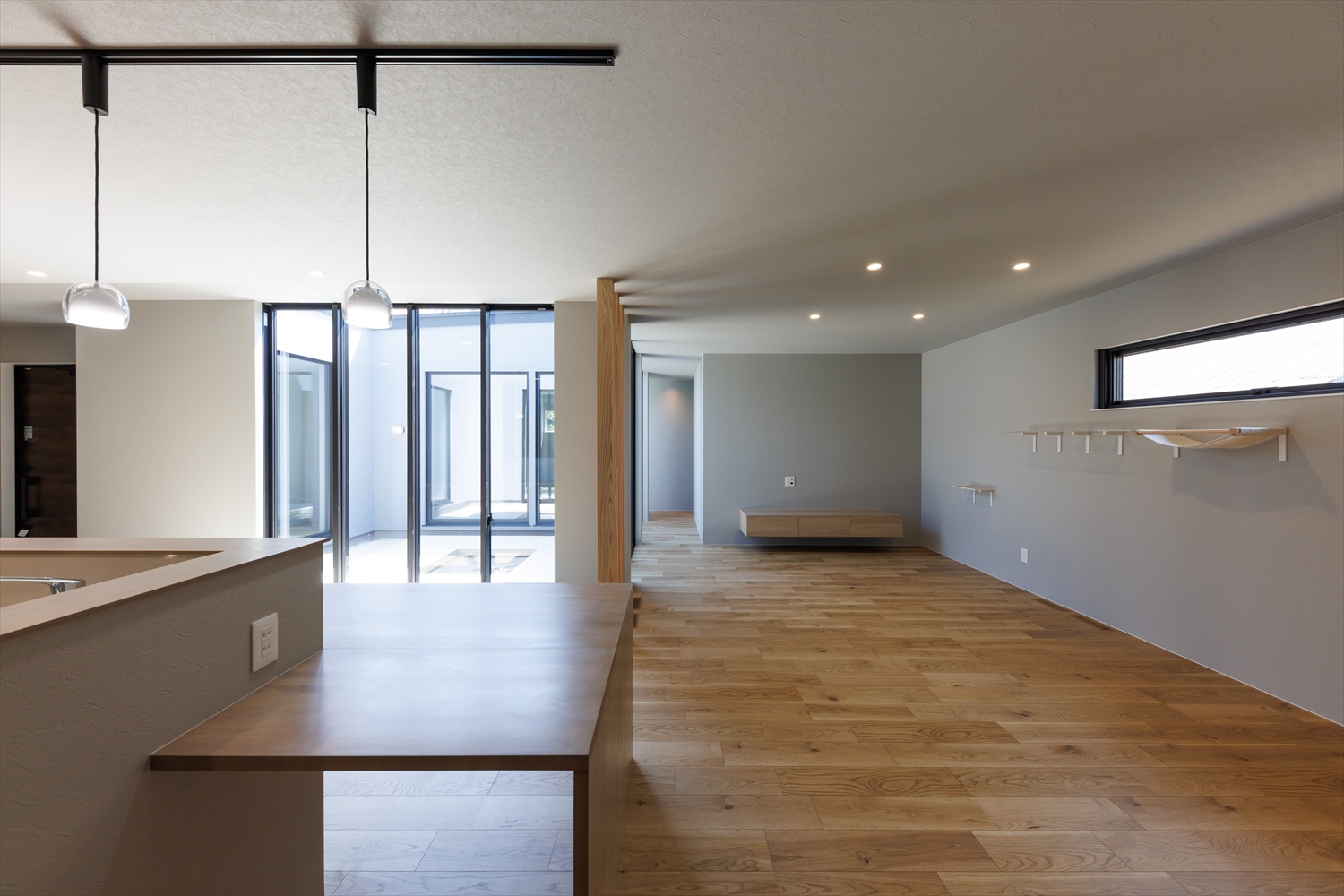 猫と亀と静かに暮らす、中庭のある平屋。｜福井県坂井市注文住宅