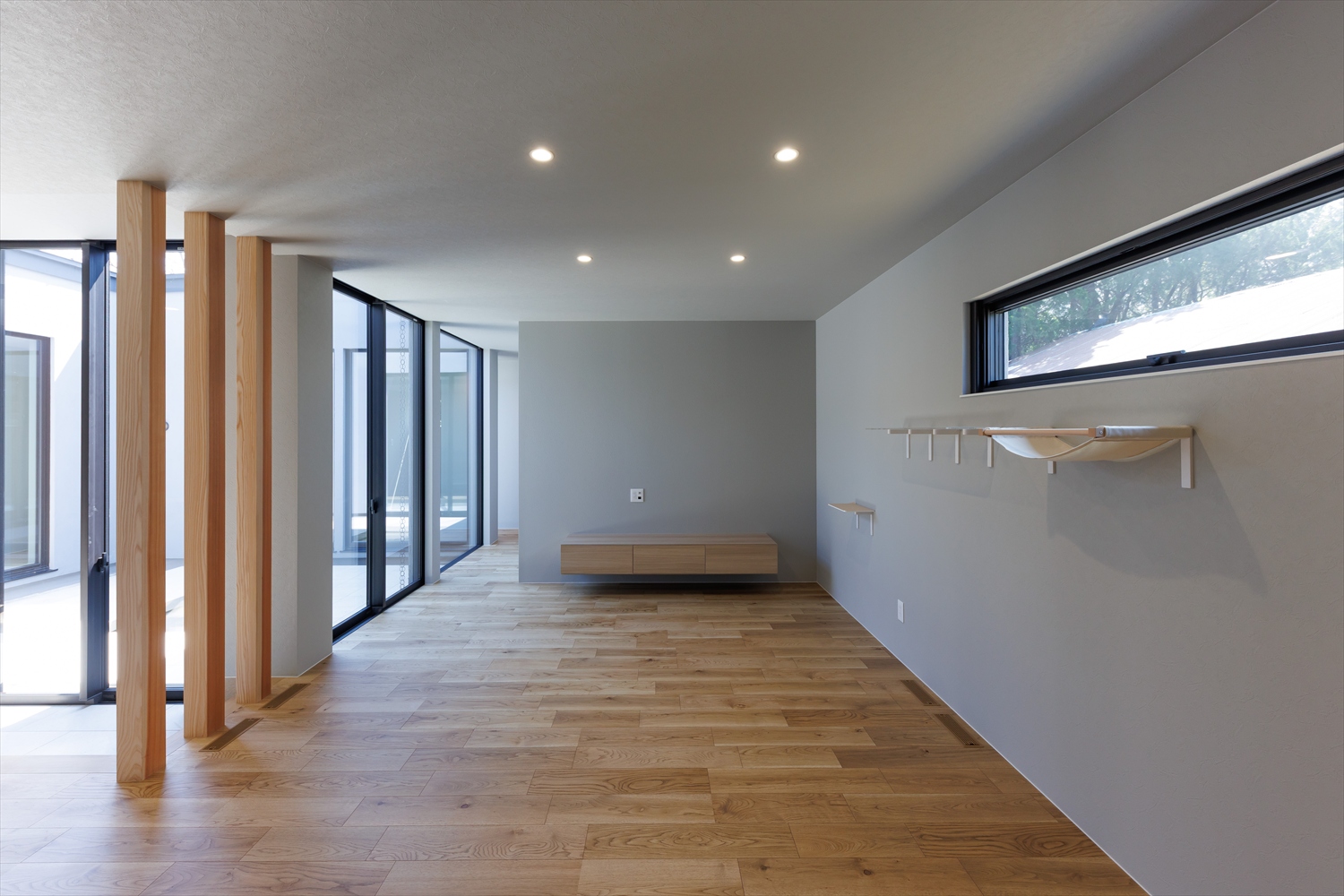 猫と亀と静かに暮らす、中庭のある平屋。｜福井県坂井市注文住宅